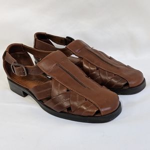 Cole Haan Vintage Leather Fisherman Sandals